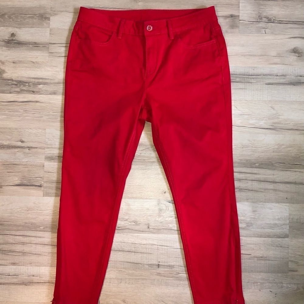 Liz Claiborne Red Ankle Pants